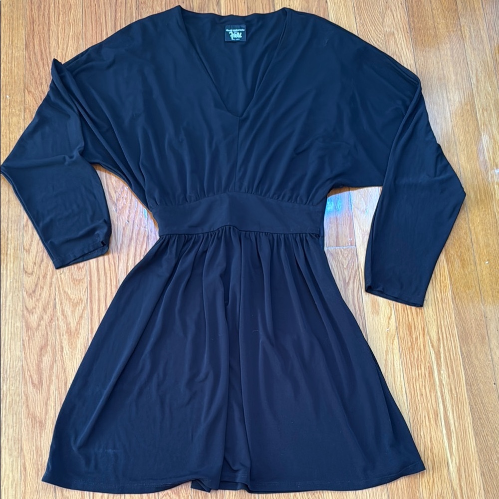 Black V-Neck Doman Sleeve Dress “The Carrie Dress” SATC